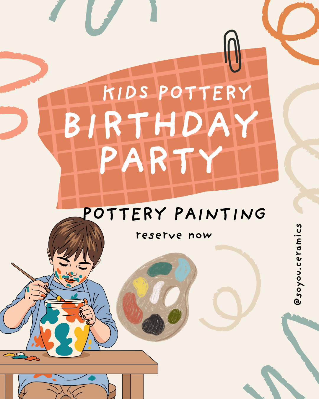 Painting Birthday Party (Age 4+)